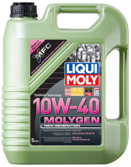 9061 LiquiMoly -.. Molygen New Generation 10W-40 SL / CF:A3 / B4 (5) 9061 LIQUI MOLY