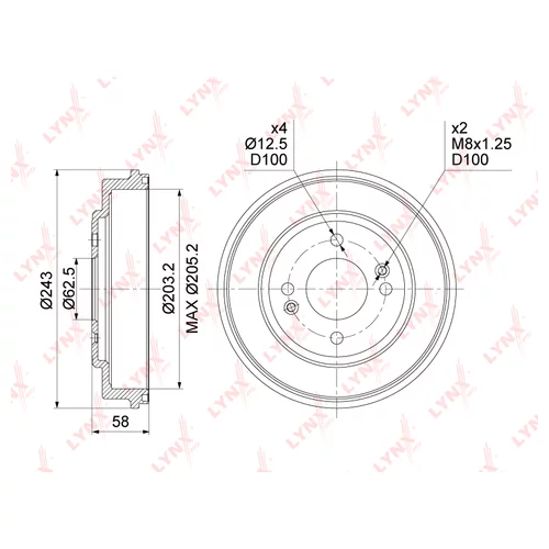   (203X38,5) BM-1072