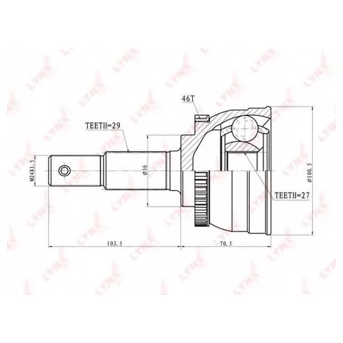   NISSAN Maxima 2.0-3.0 95] CO-5754A LYNXauto