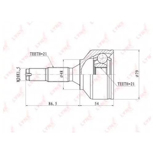   CITROEN C2 1.4 03]/C3 1.1-1.4 02] CO-6101 LYNXauto