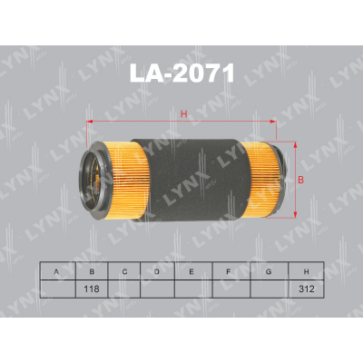 LA-2071   VOLVO S60 I 2.4-2.5T 04-10 LA2071 LYNXauto