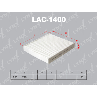 LAC-1400   FORD FOCUS II 04] / C-MAX 03-07, VOLVO C30 06-12 / S40 II 04] LAC1400