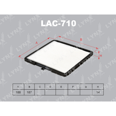 LAC-710    i10(I / PA) 08], KIA Picanto(B / TA) 04] LAC710 LYNXauto