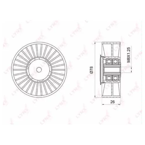   /  AUDI 80 1.9D 91-94 / A6 PB5035 LYNXauto