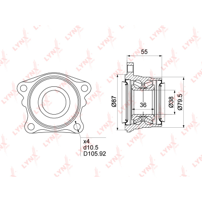    TOYOTA RAV I 4 2.0 4WD 94-00 / PICNIC 2.0 4WD 96-01 WB1031