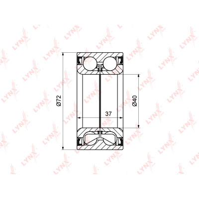    (37x40x72) VW Golf III 1.9D-2.9 92-97 / Passat 1.9D-2.9 91-96 WB1082 LYNXauto