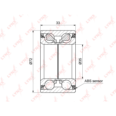     ABS (33x35x72) WB-1287 LYNXauto