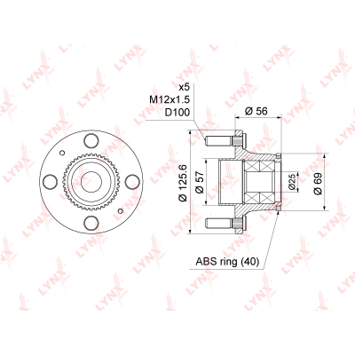     ( ABS) CHEVROLET AVEO(T250 / 55) 1.2-1.5 06> / KALOS 1.2-1.4 05>, DAEWOO KALOS WH1364