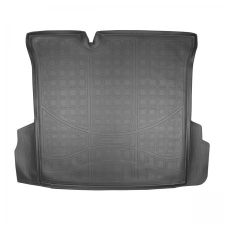 Коврик багажника (полиуретан) Chevrolet Cobalt SD (2013-) {Серый}