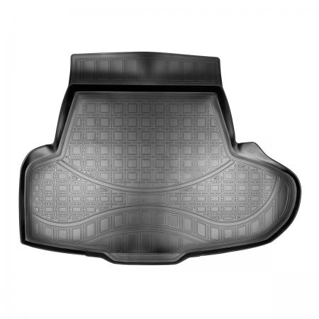 Коврик багажника (полиуретан) Infiniti Q50 (V37) SD (2013) {цвет: серый}