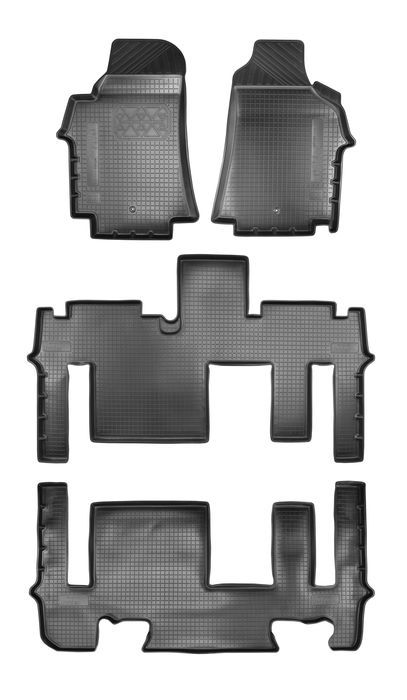 Коврики автомобильные HY H1 (2007) (4 шт., на 3 ряда)  