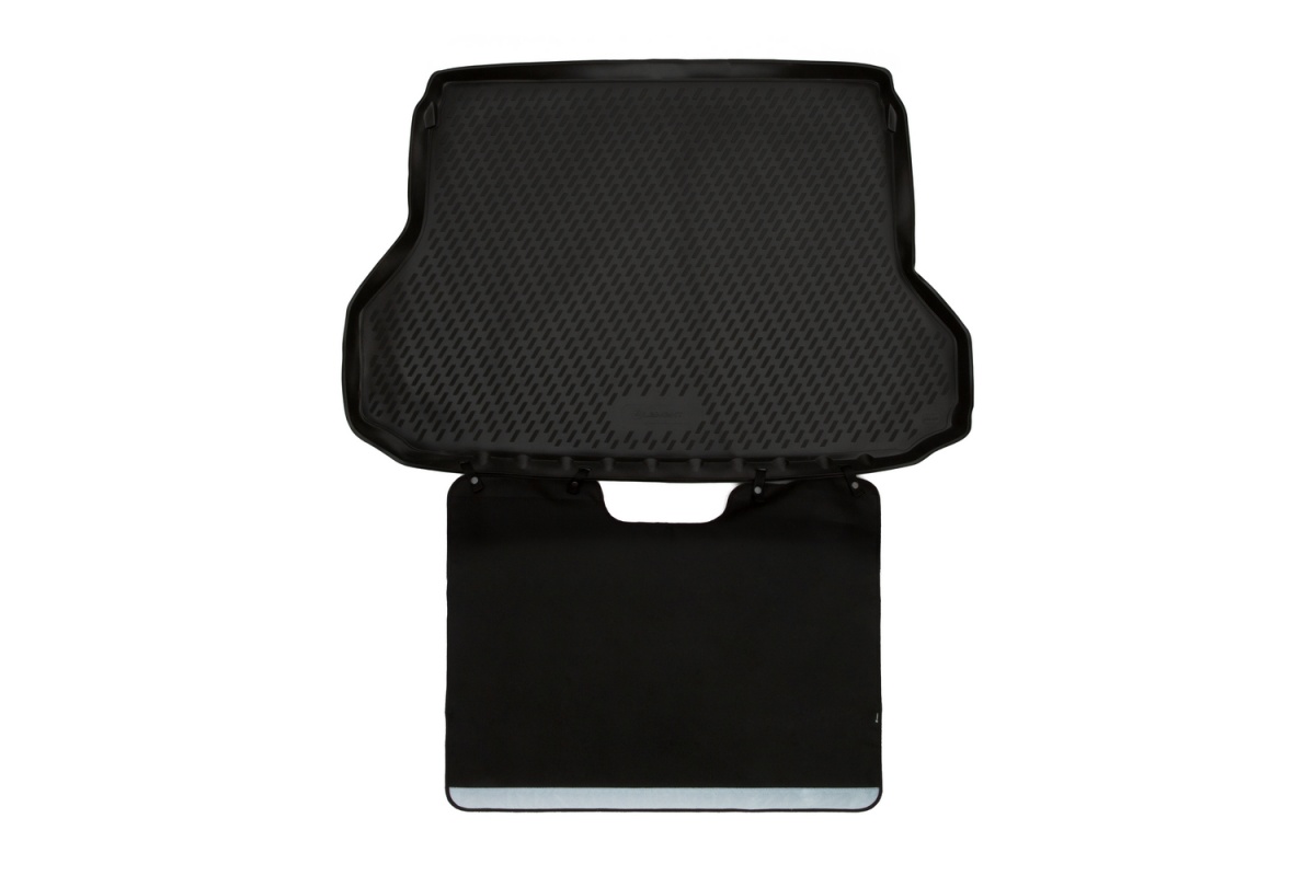 Коврик в багажник с функцией защиты бампера Econom NISSAN X-Trail, 03/2015->, внед.