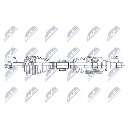  TOYOTA AVENSIS T27 1.6 08-, 1.8 MTM/ATM 08 NPWTY087