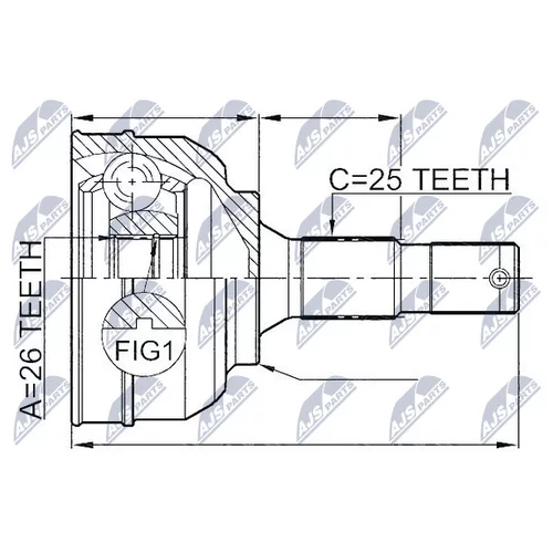 NPZ-CT-020 NTY,   CITROEN C5 DC/DE/RC/ NTY NPZCT020 NPZCT020