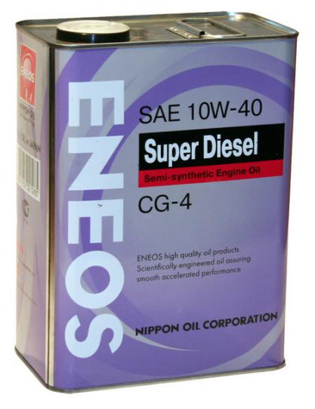    ENEOS SUPER DIESEL CG-4 10w40 (SEMI-SYNTHETIC) 4 oil1328 ENEOS