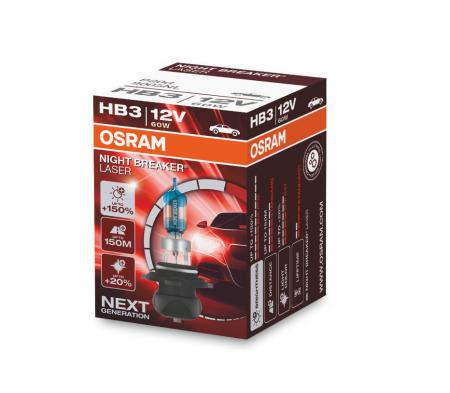  60W 12V P20D 10X10X1 1A 3800 +150% Night Breaker Laser Osram 9005Nl 9005NL OSRAM