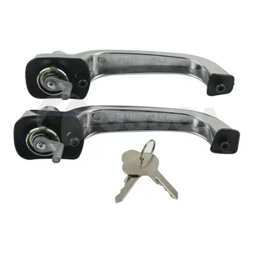   DOOR HANDLE KIT,WITH SAME KEYS FOR BOTH DOORS,CHROME,LEFT/RIGHT 21550