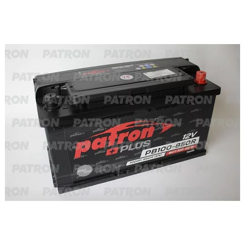  PATRON PLUS 12V 90AH 850A ETN 0(R+) B13 353X175X190MM 23.4KG PB100-850R