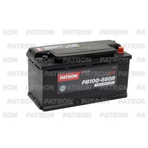  PATRON PLUS 12V 100AH 880A ETN 0(R+) B13 353X175X190MM 23.4KG PB100880R