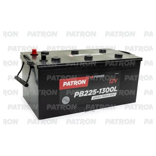  PATRON POWER 12V 225AH 1300A (L+) B0 518X279X240MM 54,9KG PB225-1300L