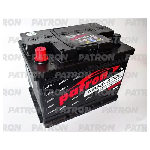  PATRON POWER 12V 55AH 430A ETN 1(L+) 242X175X190MM 13.9KG PB55-430L