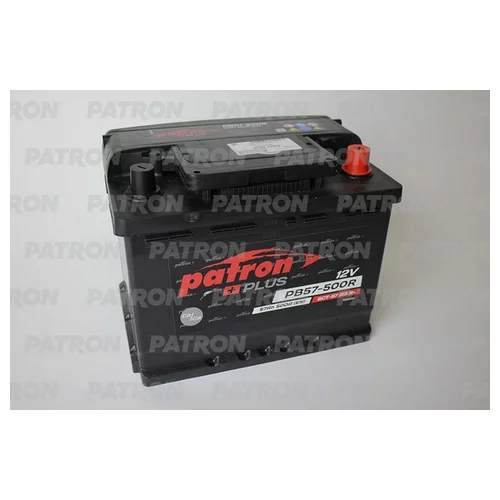  PATRON PLUS 12V 57AH 500A ETN 0(R+) B13 242X175X190MM 14.5KG PB57-500R