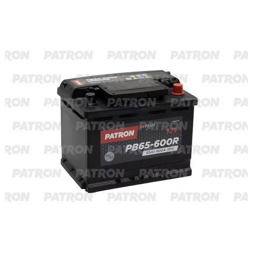  PATRON PLUS 12V 65AH 600A ETN 0(R+) B13 242X175X190MM 14.9KG PB65-600R