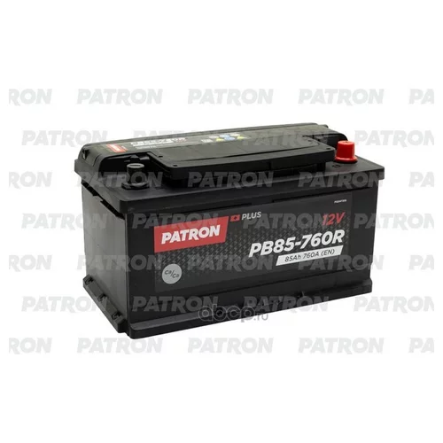  PATRON PLUS 12V 85AH 760A (R+) 315X175X175MM 17,9KG PB85760R