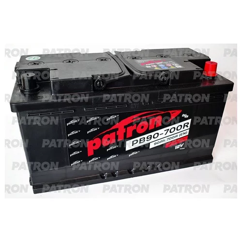  PATRON POWER 12V 90AH 700A ETN 0(R+) 353x175x190mm 21.9kg PB90-700R Patron