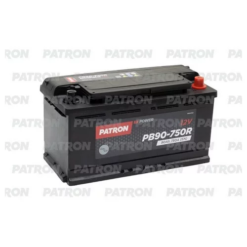  PATRON POWER 12V 90AH 750A ETN 0(R+) 353X175X190MM 21.9KG PB90750R