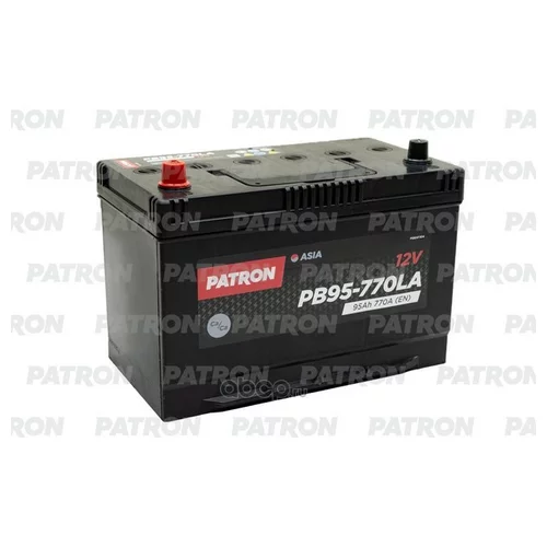  PATRON ASIA 12V 95AH 770A (L+) B1 306X173X222MM 21KG PB95-770LA