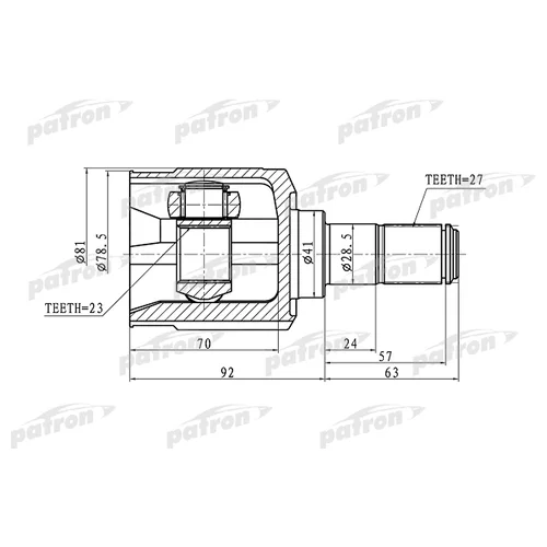    27X41X23 HY TUCSON 04-10 PCV1162