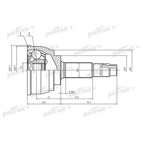   25X49X21 NISSAN TIIDA LATIO (SC11) 05- PCV1541