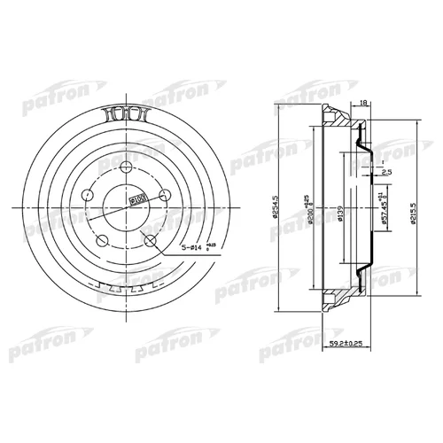    TOYOTA: HILUX III  (TGN1, GGN2, GGN1, KUN2, KUN1) = 2.5 D 4WD/2.5 D-4D 4WD/3.0 D-4D 4WD= [05 - ] 344,5  PDR1004