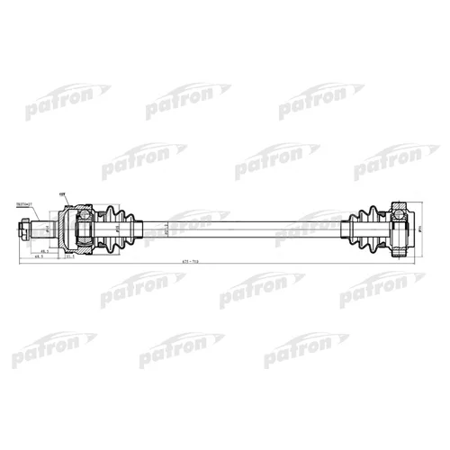    27X677X64 ABS: 48T BMW: 3 98-05, 3 COMPACT 01-05, 3 TOURING 99-05, 3  00-, 3  99- PDS0231