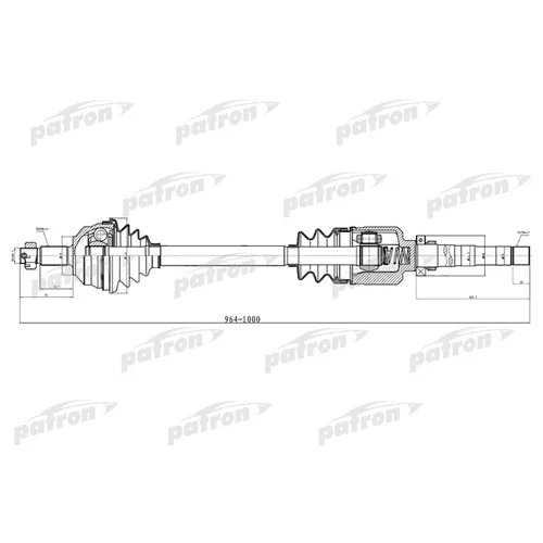   27x982x59x37 CITROEN: C8 02- PEUGEOT: 807 02- PDS0310 Patron