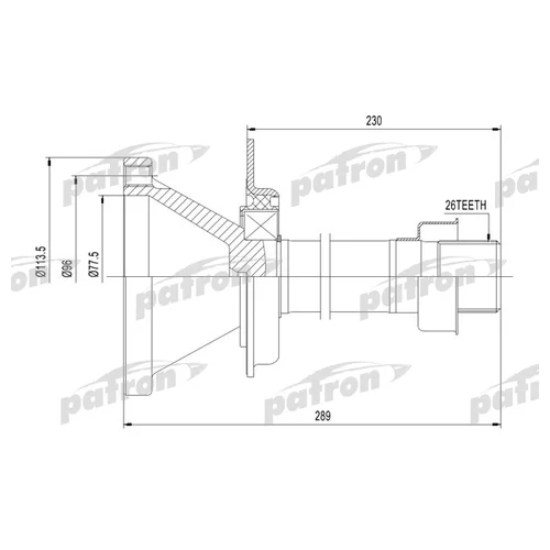  X289 FORD GALAXY 1,9TDI 95-06 VW SHARAN 1,9TDI 95-10, 2,0 95-10 PDS0446