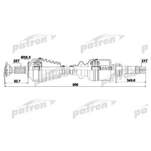   PEUGEOT: 407 1.6HDI/1.8/2.0 04>, CITROEN: C5 1.6HDI/1.8/2.0 08> PDS4580