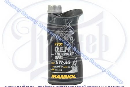  Mannol  5W30 OEM for Chevrolet Opel 1  1076/7701 Mannol