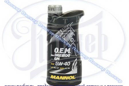  Mannol  5W40 OEM for Daewoo GM 1  1082/7711 Mannol
