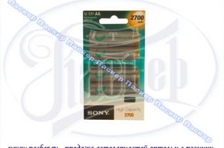   SONY AA 2700 mAh, Ni-Mh BL-4 HR6 Sony