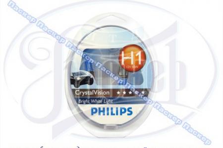  H1 12V 55W(2)+W5W(2) CRISTAL VISION 12258 CV PHILIPS