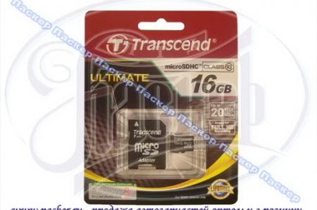   Micro SDHC Card 16 Transcend Class 10   SD  Transcend