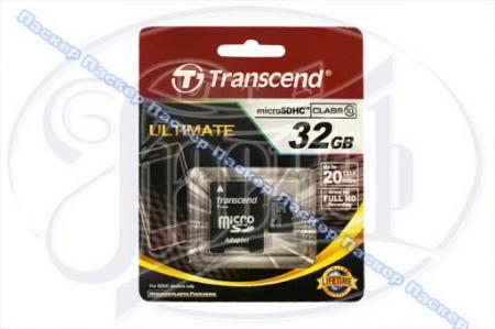   Micro SDHC Card 32 Transcend Class 10   SD  Transcend