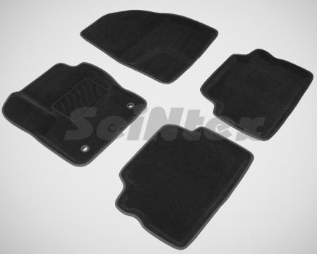 Коврики салона текстильные 3D FORD C-MAX (2003-) цвет-Черный