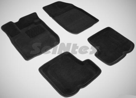 Комплект ковриков 3D RENAULT SANDERO черные