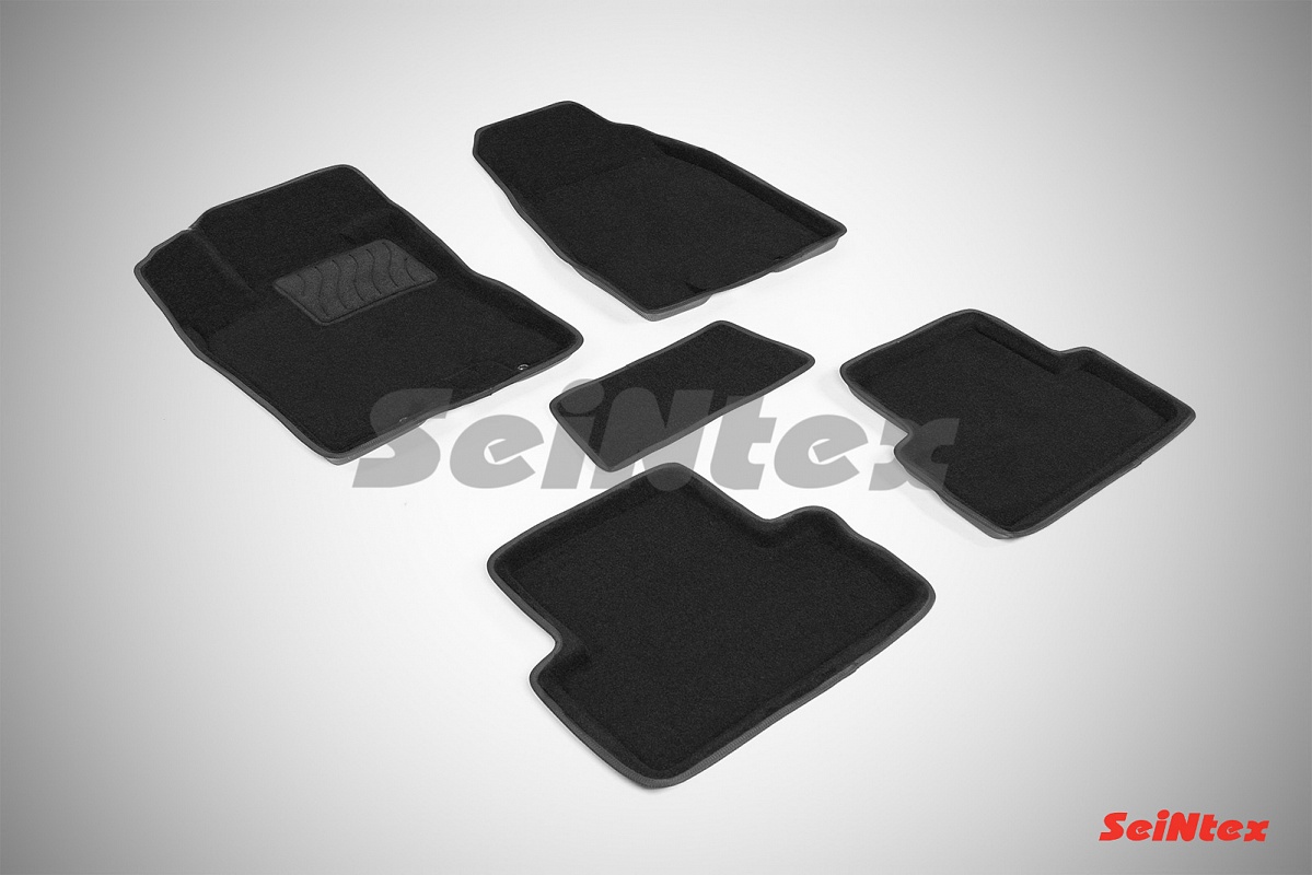 Комплект ковриков 3D NISSAN X-TRAIL 07- черные