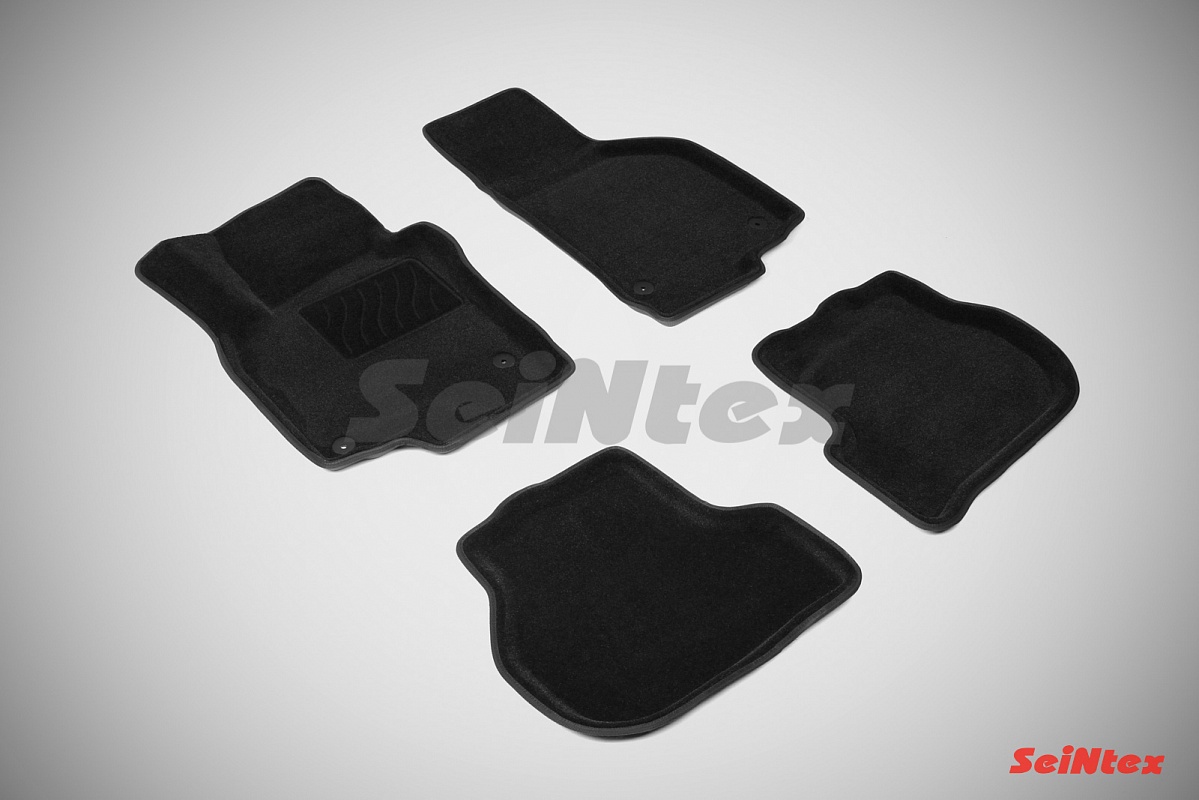 Комплект ковриков 3D VOLKSWAGEN GOLF VI черные