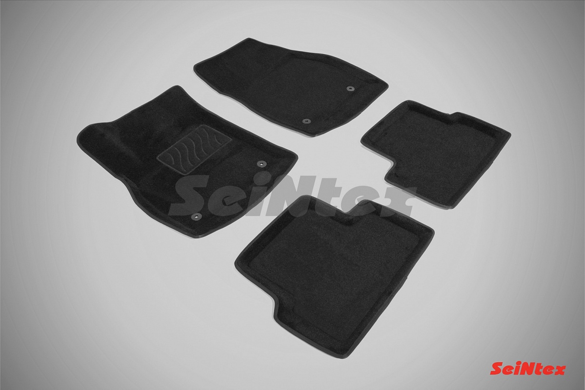 Коврики салона текстильные 3D OPEL ASTRA J (2010-) цвет-Черный