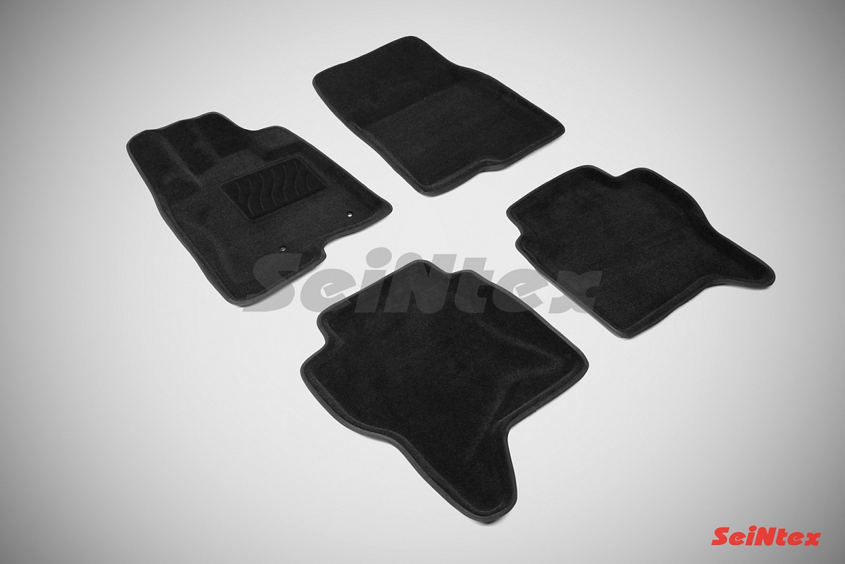 Комплект ковриков 3D MITSUBISHI PAJERO IV черные